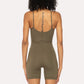 *IVY GREEN - Active Romper with Adjustable Straps