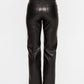 Vegan Leather Straight Leg Pants