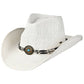 C.C Mixed Ethnic Bead Trim Band Cowboy Hat