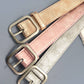 METALLIC SQUARE BUCKLE FAUX LEATHER BELT - SILVER