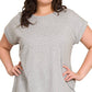 PS Cotton Folded Sleeve T Shirt