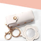 *VEGAN LEATHER LIP BAG CHARM KEYCHAINS