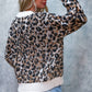 PLUS LEOPARD JACQUARD PULLOVER SWEATER