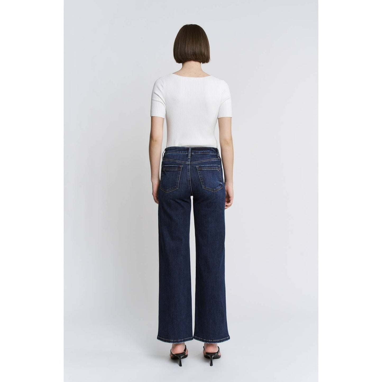 MICA HIGH RISE WIDE LEG WITH PATCH POCKET