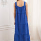 Embroidered Lace Trim Tiered Maxi Dress - RD1321