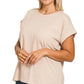 PS Cotton Folded Sleeve T Shirt