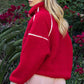 SHERPA MOCK NECK QUARTER ZIP JACKET
