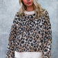 PLUS LEOPARD JACQUARD PULLOVER SWEATER