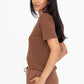 CLASSIC BOXY FIT TEE - COCOA DUST