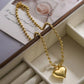 *HEART BEADED NECKLACE
