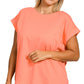 PS Cotton Folded Sleeve T Shirt