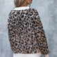 PLUS LEOPARD JACQUARD PULLOVER SWEATER