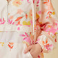 *Floral Print Hoodie Windbreaker