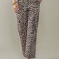 Savanna Leopard Cropped Cargo Pants