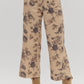 Floral Mid-rise Ankle Pants