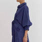 *Wrap It Up! Dark Royal Dress