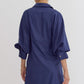 *Wrap It Up! Dark Royal Dress
