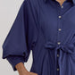 *Wrap It Up! Dark Royal Dress