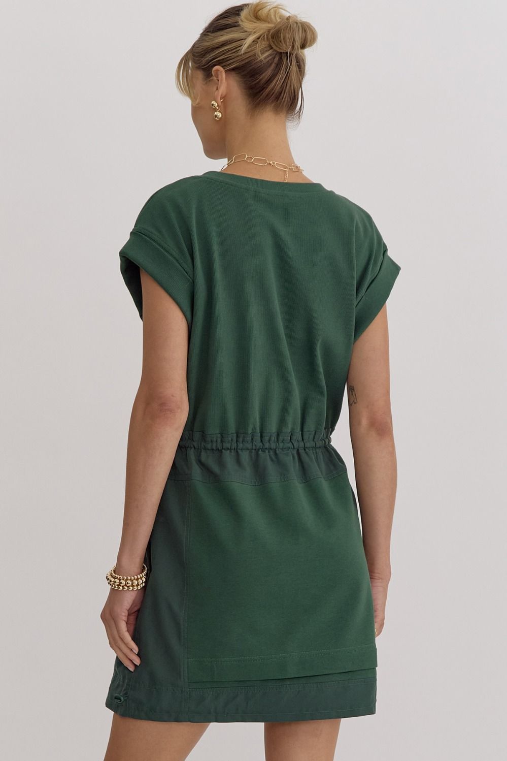 The Go Getter Dress - Forest Green