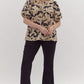*Plus Size Floral Print V-Neck Top