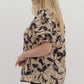 *Plus Size Floral Print V-Neck Top
