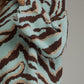 Animal print long sleeve knit top