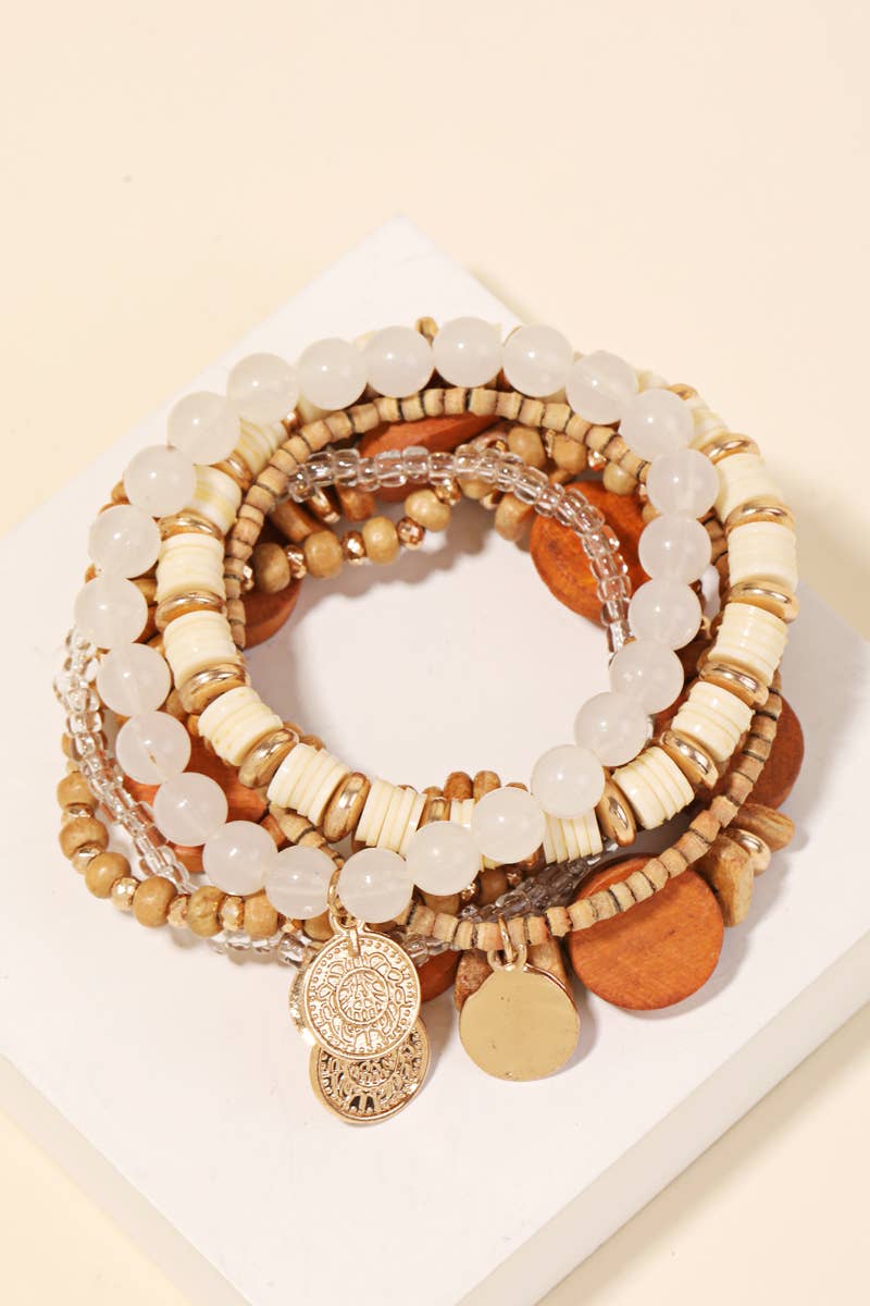 Beaded Bracelet Set - ASSORTED Colors