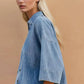 OVERSIZED DENIM SHIRTING 1514TIA