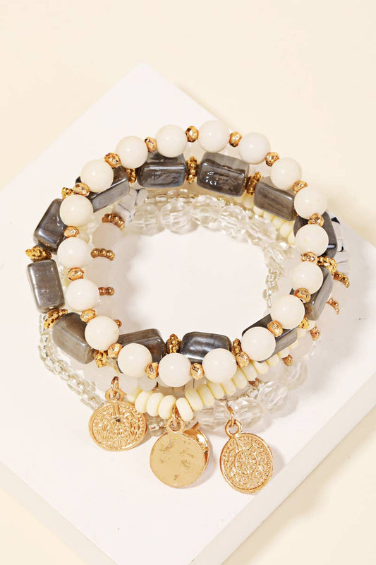 Assorted Beaded Style Bracelet Set