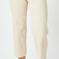 JUDY BLUE - HIGH WAISTED GARMET DYED CROP WIDE LEG PANT - BONE