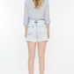 KANCAN HIGH RISE ACID WASH DENIM SHORTS