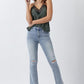*RISEN - HIGH RISE CROP FLARE JEANS