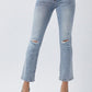 *RISEN - HIGH RISE CROP FLARE JEANS