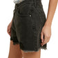 *WISHLIST OVERLAP DISTRESSED BLACK DENIM SHORT