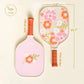 Pickleball Paddle -  Beyond Blooms Pink Orange