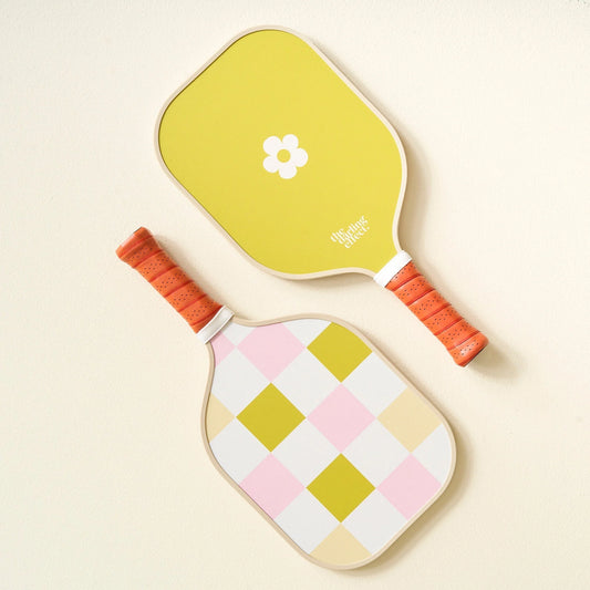 Pickleball Paddle - Check Green