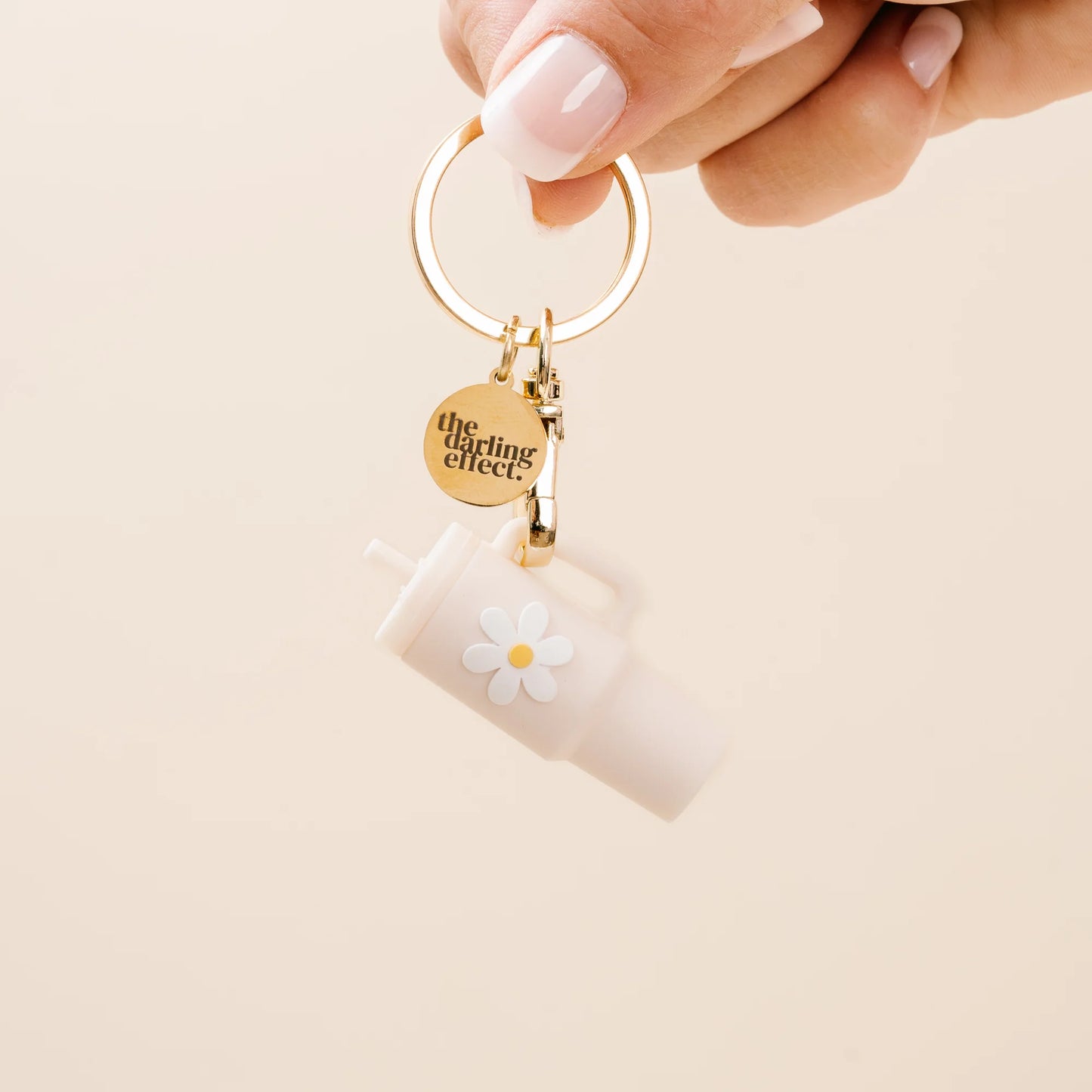 Tiny Tumbler Keychain - Oat